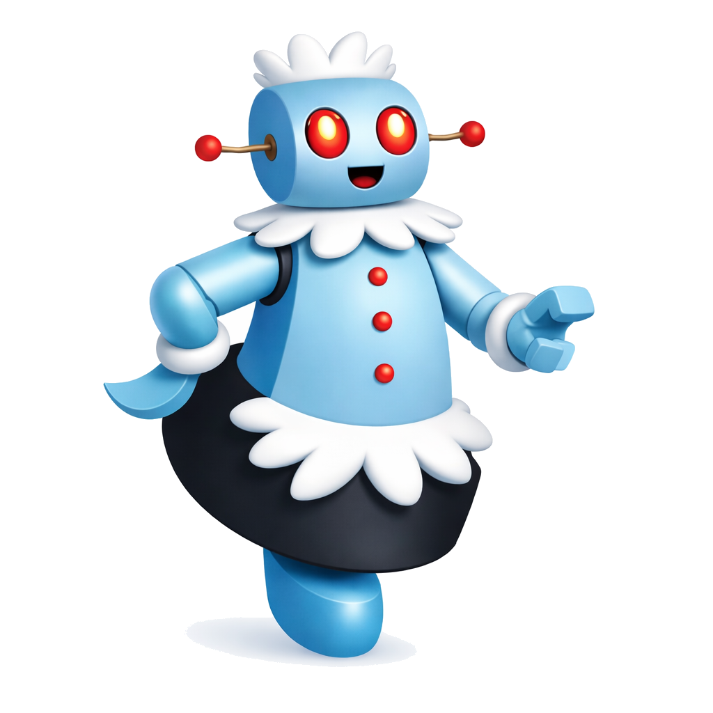 xRobotix cleaning robot mascot